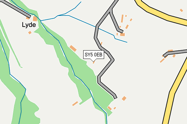 SY5 0EB map - OS OpenMap – Local (Ordnance Survey)