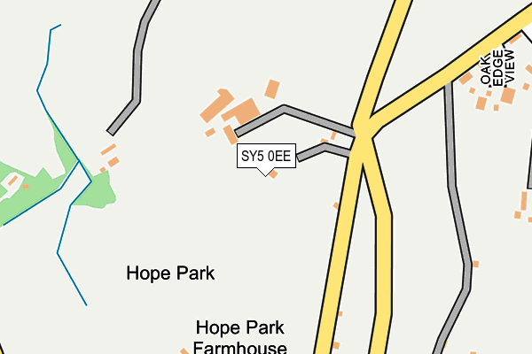 SY5 0EE map - OS OpenMap – Local (Ordnance Survey)