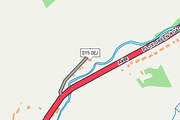 SY5 0EJ map - OS OpenMap – Local (Ordnance Survey)