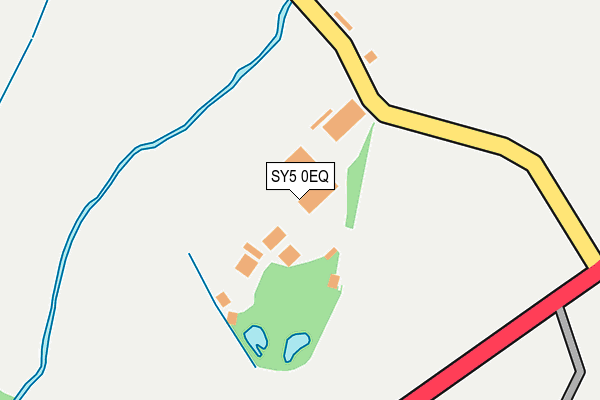 SY5 0EQ map - OS OpenMap – Local (Ordnance Survey)