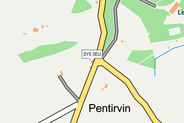 SY5 0EU map - OS OpenMap – Local (Ordnance Survey)