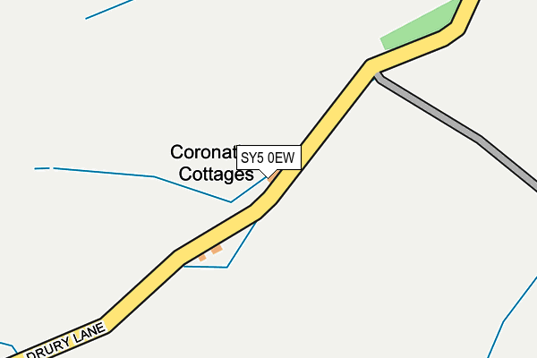 SY5 0EW map - OS OpenMap – Local (Ordnance Survey)