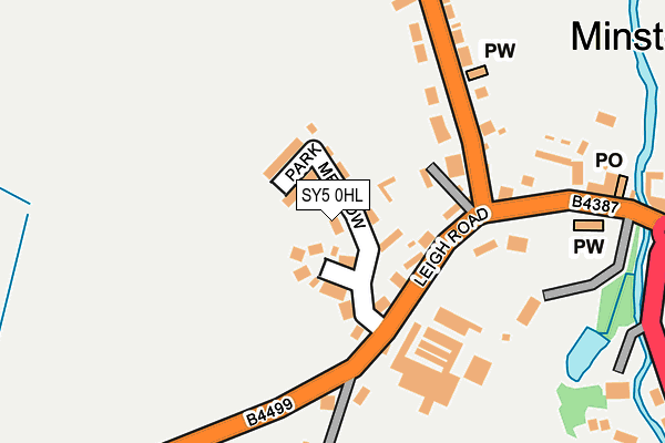 SY5 0HL map - OS OpenMap – Local (Ordnance Survey)