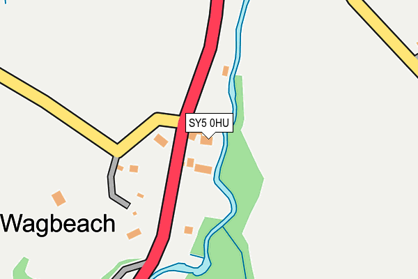 SY5 0HU map - OS OpenMap – Local (Ordnance Survey)