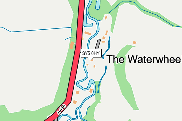SY5 0HY map - OS OpenMap – Local (Ordnance Survey)
