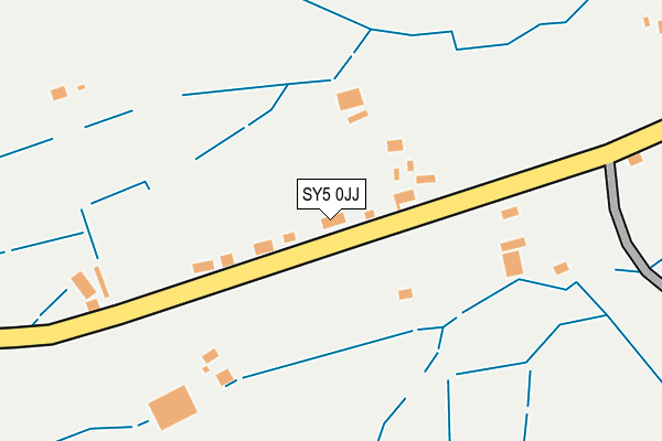 SY5 0JJ map - OS OpenMap – Local (Ordnance Survey)