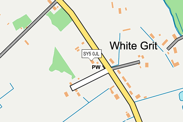 SY5 0JL map - OS OpenMap – Local (Ordnance Survey)