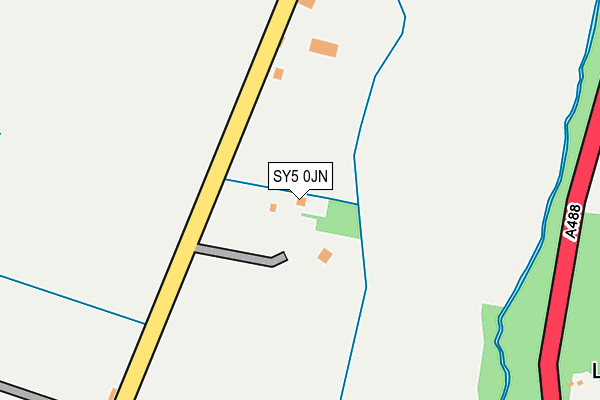 SY5 0JN map - OS OpenMap – Local (Ordnance Survey)