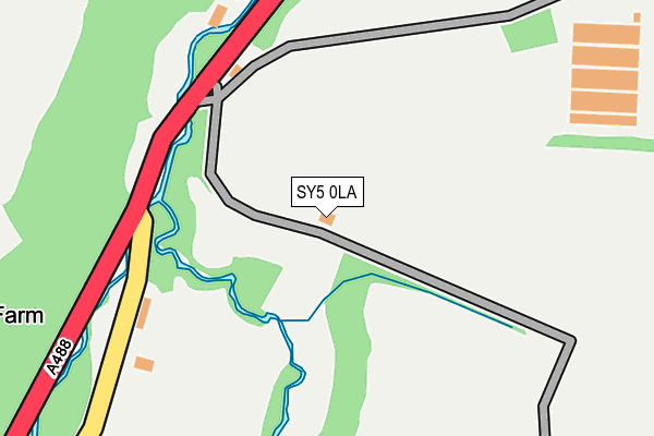 SY5 0LA map - OS OpenMap – Local (Ordnance Survey)