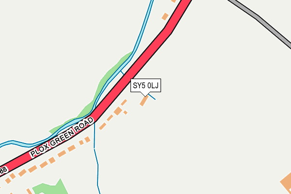 SY5 0LJ map - OS OpenMap – Local (Ordnance Survey)