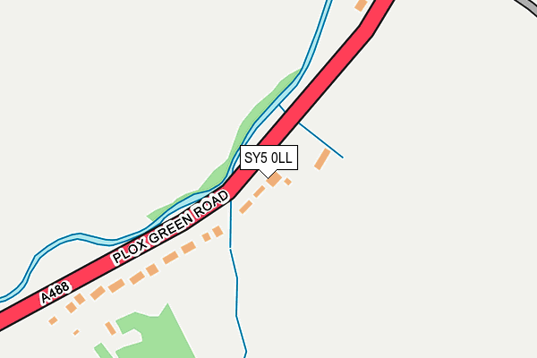SY5 0LL map - OS OpenMap – Local (Ordnance Survey)