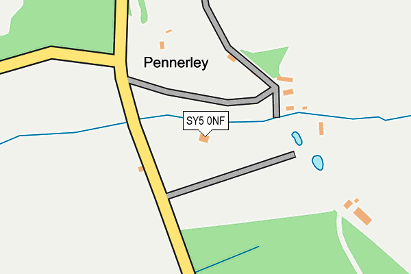 SY5 0NF map - OS OpenMap – Local (Ordnance Survey)