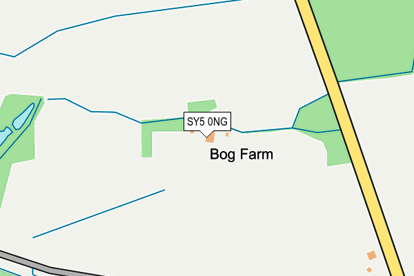 SY5 0NG map - OS OpenMap – Local (Ordnance Survey)