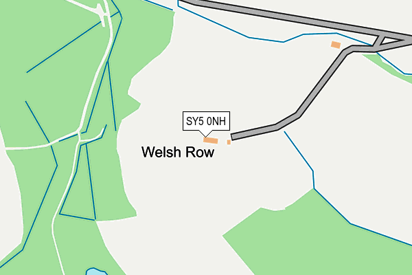 SY5 0NH map - OS OpenMap – Local (Ordnance Survey)