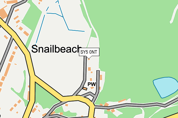 SY5 0NT map - OS OpenMap – Local (Ordnance Survey)