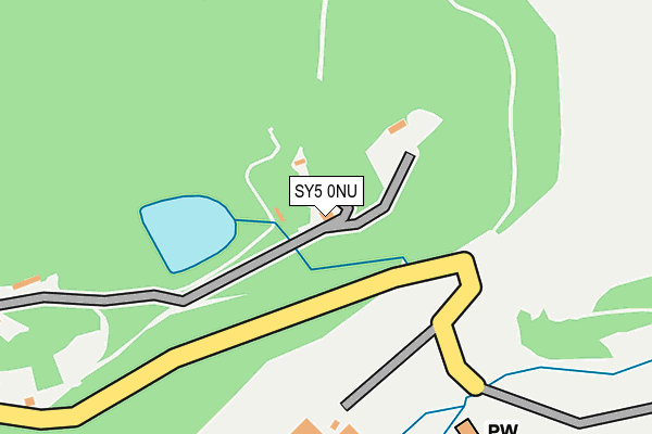 SY5 0NU map - OS OpenMap – Local (Ordnance Survey)