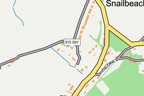 SY5 0NY map - OS OpenMap – Local (Ordnance Survey)