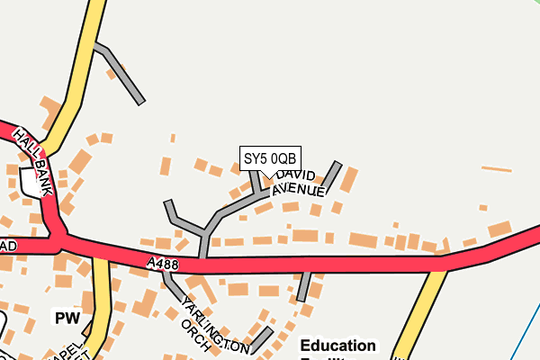 SY5 0QB map - OS OpenMap – Local (Ordnance Survey)