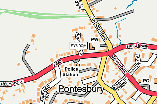 SY5 0QH map - OS OpenMap – Local (Ordnance Survey)