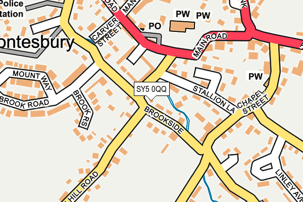 SY5 0QQ map - OS OpenMap – Local (Ordnance Survey)