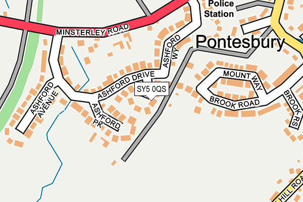 SY5 0QS map - OS OpenMap – Local (Ordnance Survey)