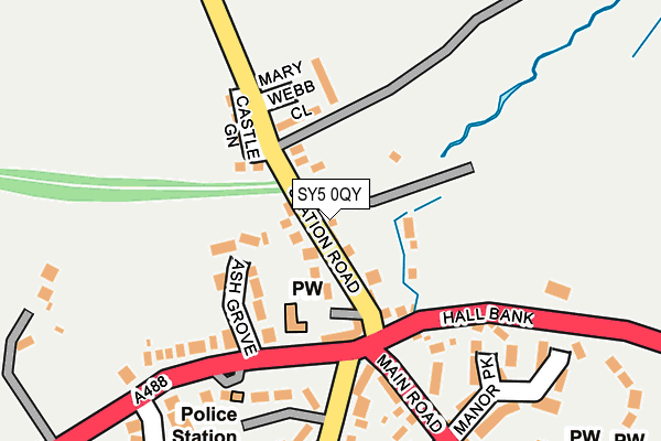 SY5 0QY map - OS OpenMap – Local (Ordnance Survey)