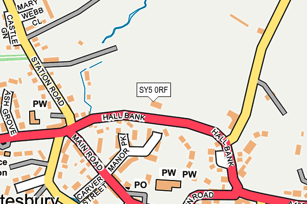 Map of COLLINGWOOD RICHARDSON AND CO LIMITED at local scale