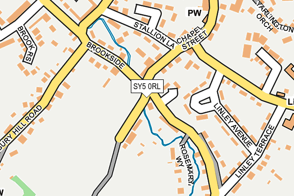 SY5 0RL map - OS OpenMap – Local (Ordnance Survey)