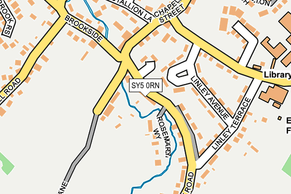 SY5 0RN map - OS OpenMap – Local (Ordnance Survey)