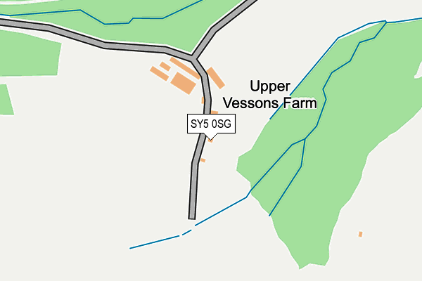 SY5 0SG map - OS OpenMap – Local (Ordnance Survey)