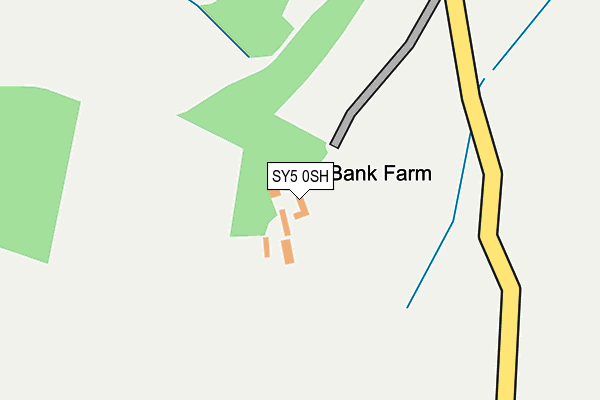 SY5 0SH map - OS OpenMap – Local (Ordnance Survey)