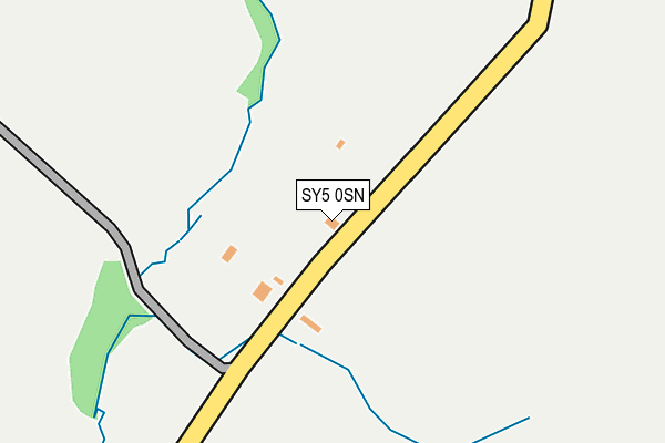 SY5 0SN map - OS OpenMap – Local (Ordnance Survey)