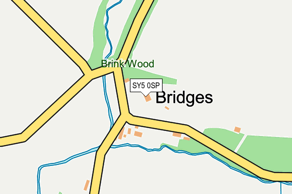 SY5 0SP map - OS OpenMap – Local (Ordnance Survey)