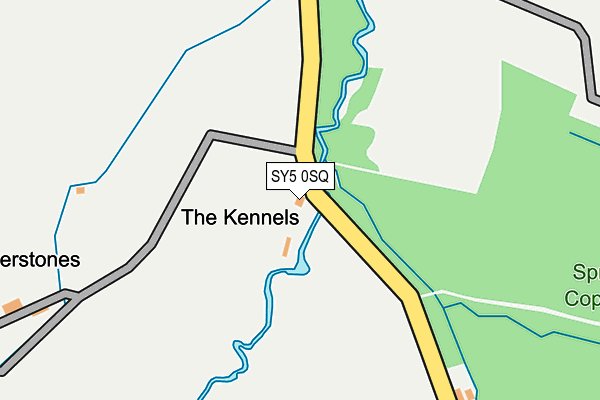 SY5 0SQ map - OS OpenMap – Local (Ordnance Survey)