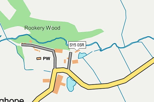 SY5 0SR map - OS OpenMap – Local (Ordnance Survey)