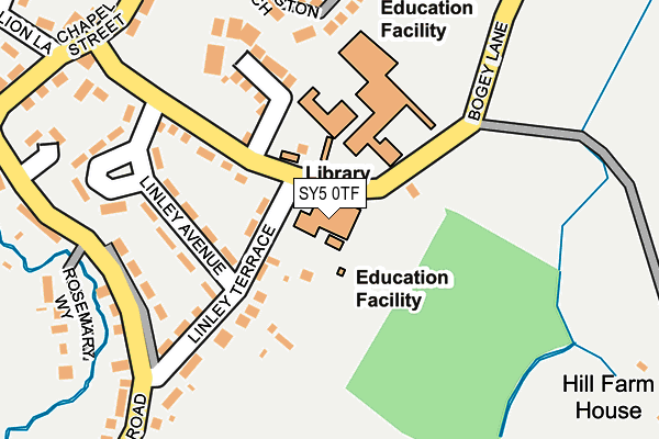 SY5 0TF map - OS OpenMap – Local (Ordnance Survey)