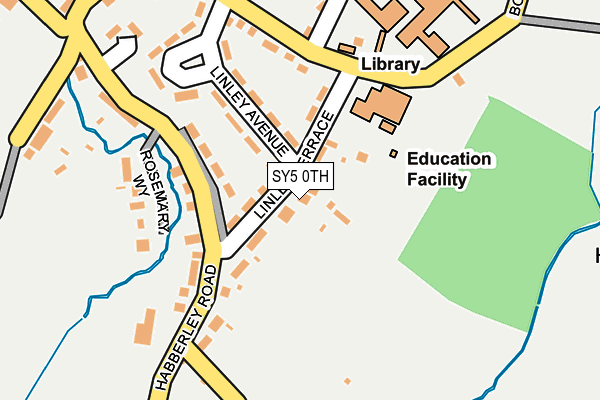 SY5 0TH map - OS OpenMap – Local (Ordnance Survey)