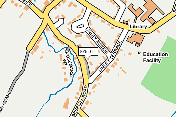 SY5 0TL map - OS OpenMap – Local (Ordnance Survey)