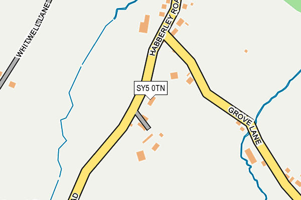 SY5 0TN map - OS OpenMap – Local (Ordnance Survey)