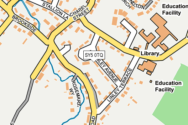 SY5 0TQ map - OS OpenMap – Local (Ordnance Survey)