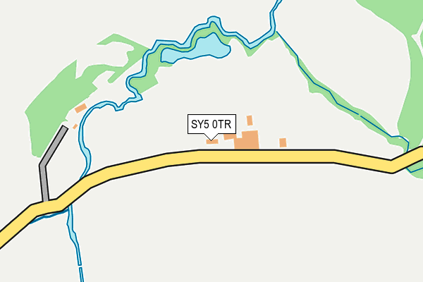 SY5 0TR map - OS OpenMap – Local (Ordnance Survey)