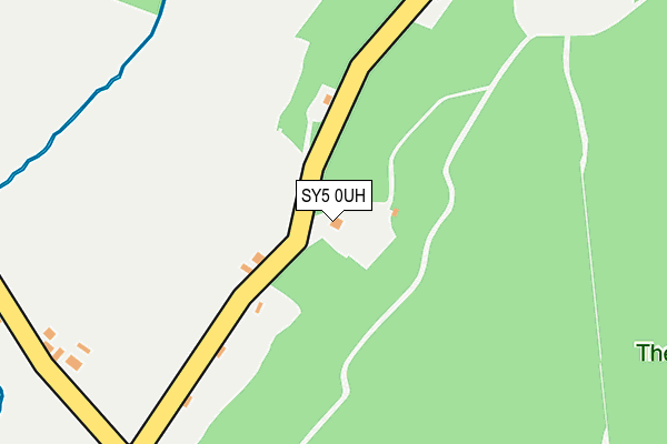 SY5 0UH map - OS OpenMap – Local (Ordnance Survey)