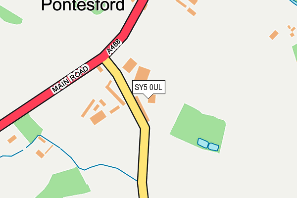 SY5 0UL map - OS OpenMap – Local (Ordnance Survey)