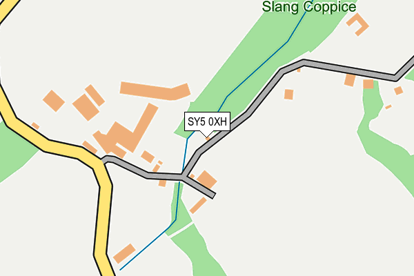 SY5 0XH map - OS OpenMap – Local (Ordnance Survey)