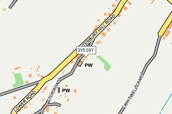 SY5 0XY map - OS OpenMap – Local (Ordnance Survey)