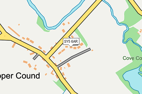SY5 6AR map - OS OpenMap – Local (Ordnance Survey)