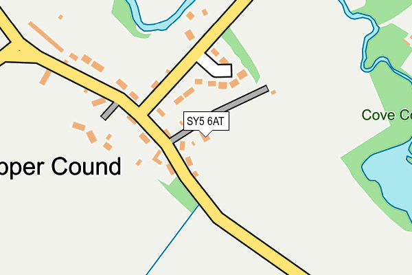 SY5 6AT map - OS OpenMap – Local (Ordnance Survey)