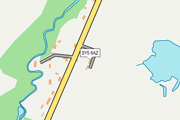 SY5 6AZ map - OS OpenMap – Local (Ordnance Survey)