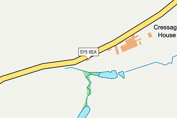 SY5 6EA map - OS OpenMap – Local (Ordnance Survey)
