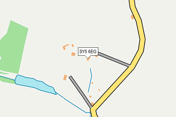 SY5 6EG map - OS OpenMap – Local (Ordnance Survey)